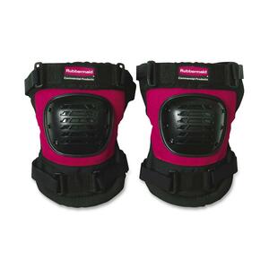 Rubbermaid Swivel-Flex Kneepads - Black, Red