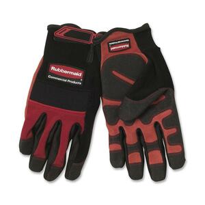 Rubbermaid Heavy-duty Glove - Neoprene - Black, Red