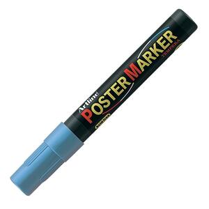 Shachihata Artline 2mm Bullet Tip Poster Marker - Bullet Marker Point Style - 2 mm Marker Point Size - Metallic Blue Ink - 1 Each