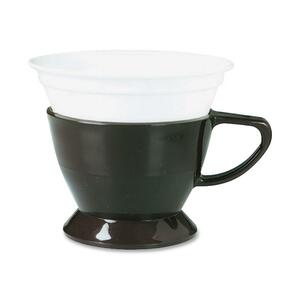 Solo Cozy Cup and Holder - 12 / Carton - Plastic - Walnut