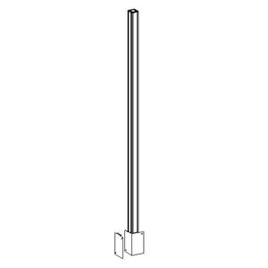 Maxon Parallel Office Panel System Connector Post - 66" Height - Steel