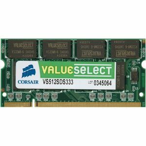 Corsair PC2-5300 1Gb 1X1GB DDR2-667 200PIN SODIMM Memory.