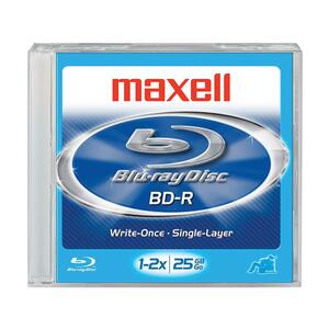 Maxell 2x BD-R Media - 25GB - 120mm Standard - 1 Pack Jewel Case