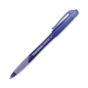 Paper Mate Natural Fit Ballpoint Pen - Blue Ink - Blue Barrel - 12 / Dozen