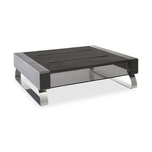 Rolodex Mesh Monitor Stand - Up to 35lb Small Monitor - Black, Silver