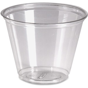 Dixie Crystal Clear Cup - 9oz - 50 / Pack - Plastic - Clear