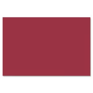 Nature Saver Smooth Texture Construction Paper - 12" x 18" - Scarlet