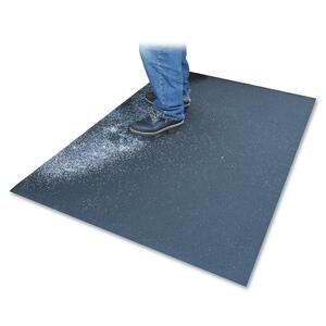 3M Safety Walk Cushion Mat - 5' Length x 3' Width - Vinyl - Black