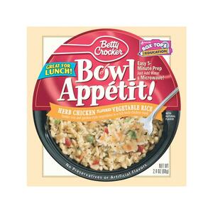 Advantus Bowl Appetit Pasta with Chicken Herb and Rice - Chicken Herb, Vegetables Rice - 12 / Carton