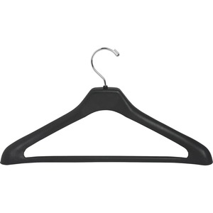 Black Plastic Suit Hangers - Click Image to Close