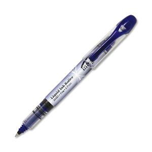 Integra Liquid Ink Rollerball Pen - 0.7 mm Pen Point Size - Blue Ink - Translucent Barrel - 1 Each