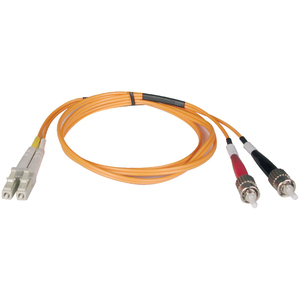Tripp Lite by Eaton 8M Duplex Multimode 62.5/125 Fiber Optic Patch Cable LC/ST 26' 26ft 8 Meter