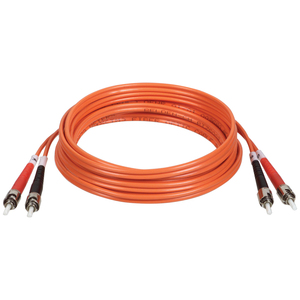 18M DUPLEX FIBER MMF ST/ST 62.5/125 PATCH CABLE