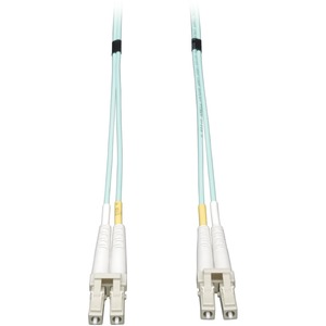 Tripp Lite by Eaton 10Gb Duplex Multimode 50/125 OM3 LSZH Fiber Patch Cable (LC/LC) - Aqua 5M (16 ft.)