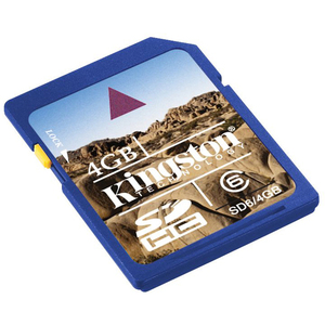 Kingston 4GB SDHC Class 6 Flash Card