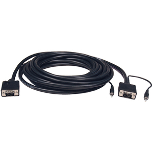 25FT HD15M/M SVGA PLENUM MONITOR REPL CABLE RGB COAX/3.5MM