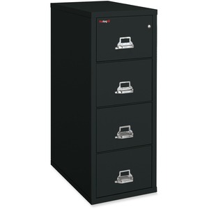 4 Drawer 20.8"x31.5"D Black Insulated File Cabinet