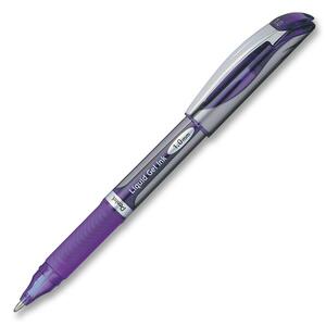 Pentel Energel Deluxe Liquid Gel Pen - 1 mm Pen Point Size - Violet Ink - 1 Each