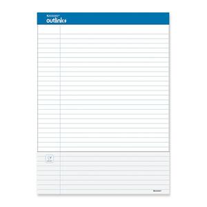 At-A-Glance Outlink Padfolio Refill - 50 Sheet(s) - Ruled - Legal 8.5" x 14" - 1 Each