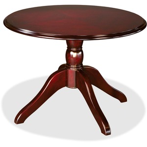 Tiffany Toscana Veneer Conference Table - Round x 29.5" - 42" - Sierra Cherry