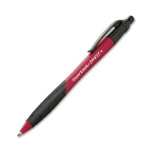 Paper Mate Pro-FIT Retractable Pen - Red Ink - 12 Dozen