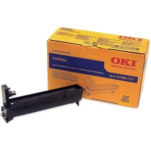 Oki Yellow Image Drum For C6000n and C6000dn Printers - Yellow