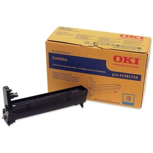 Oki Cyan Image Drum For C6000n and C6000dn Printers - Cyan
