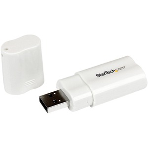 StarTech USB 2.0 to Audio Adapter, Sound card, stereo, Hi-Speed USB, TAA