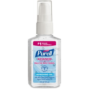 Gojo Purell Instant Hand Sanitizer - 2oz - Push Pump Dispenser - Anti-bacterial, Moisturizing