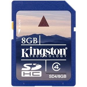 Pro Power 8GB Storage SDHC Class 4 6 Memory Card for Digital Cameras & Camcorders