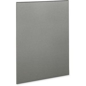 HON Simplicity II Panel - 49" Width x 1.5" Depth x 65" Height - Gray - Fabric