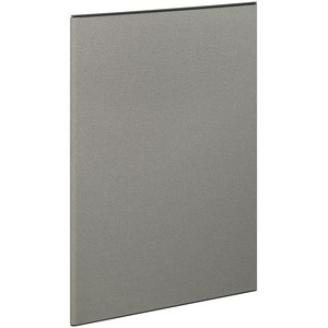 HON Simplicity II Panel - 37" Width x 1.5" Depth x 53" Height - Gray - Fabric