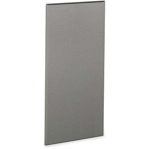 HON Simplicity II Panel - 25.5" Width x 1.5" Depth x 42" Height - Gray - Fabric