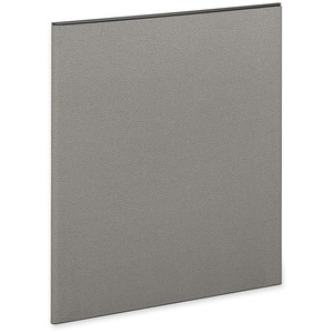 HON Simplicity II Panel - 37" Width x 1.5" Depth x 42" Height - Gray - Fabric
