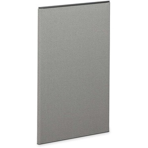 HON Simplicity II Panel - 25.5" Width x Depth x 42" Height - Gray - Fabric