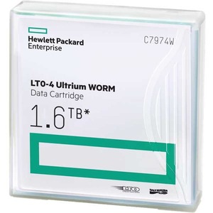 HPE LTO Ultrium 4 WORM Tape Cartridge - LTO-4 - WORM - 800 GB (Native) / 1.60 TB (Compressed) - 1 Pack