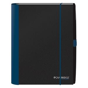 Mead Cambridge Limited Accents Business Notebooks - College Ruled - Letter 8.5" x 11" - 1 Each - Blue