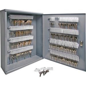Sparco All Steel Hook Design Key Cabinet - 16.5" x 4.87" x 20" - Steel - Gray