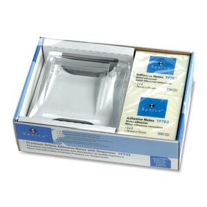 Sparco Adhesive Note with Dispenser - Self-adhesive - 3" x 3" - Yellow - Paper - 12 / Pack
