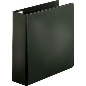 Sparco Slant-D Locking Ring Binder - Letter - 8.5" x 11" - 3" Capacity - 1 Each - Black
