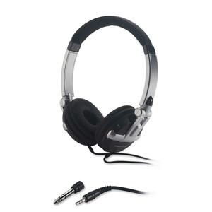 Compucessory Digital Stereo Headphones - Connectivity: Wired - Black, Silver