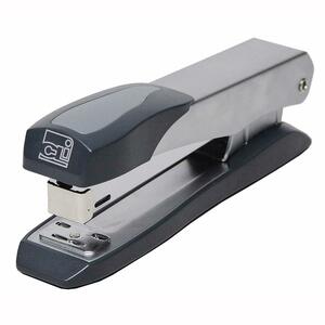 CLI Executive Strip Stapler - Desktop Stapler - 20 Sheets Capacity - 1/4" Staple Size - Silver, Gray