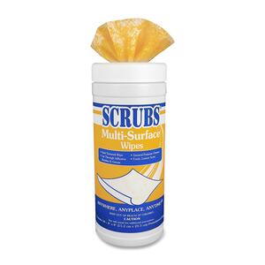 ITW Dymon SCRUBS Multi-Surface Wipes - Wipe - Yellow
