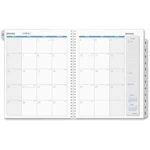At-A-Glance Outlink Monthly Planner Refills - Monthly - 8.5" x 11" - January till December - 1 Month Per 2 Page(s)