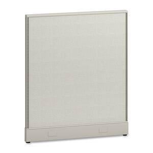 HON Initiate Office Workstation Panel - 36" Width x 2" Depth x 42" Height - Salsa, Light Gray