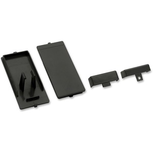 HON Initiate Baserail End Cover - 0.1" Thickness - Charcoal
