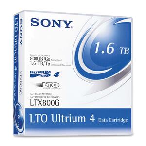 Sony LTO Ultrium 4 Tape Cartridge - LTO Ultrium LTO-4 - 800GB (Native) / 1.6TB (Compressed)