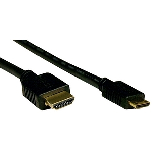 6FT HDMI TO MINI-HDMI M/M GOLD VIDEO CABLE