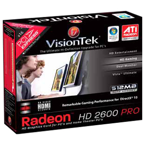 Visiontek Radeon HD 2600PRO Graphics Card