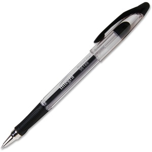 Integra Gel Stick Pen - 0.5 mm Pen Point Size - Black Ink - Black Barrel - 1 Each